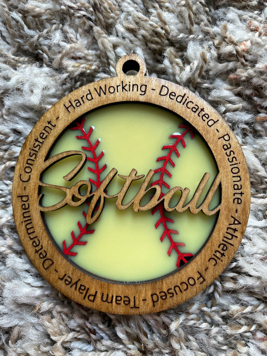 Ornament Softball