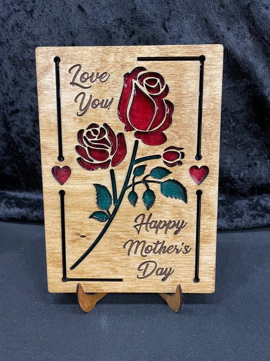 Rose Plaque Happy Mother's Day